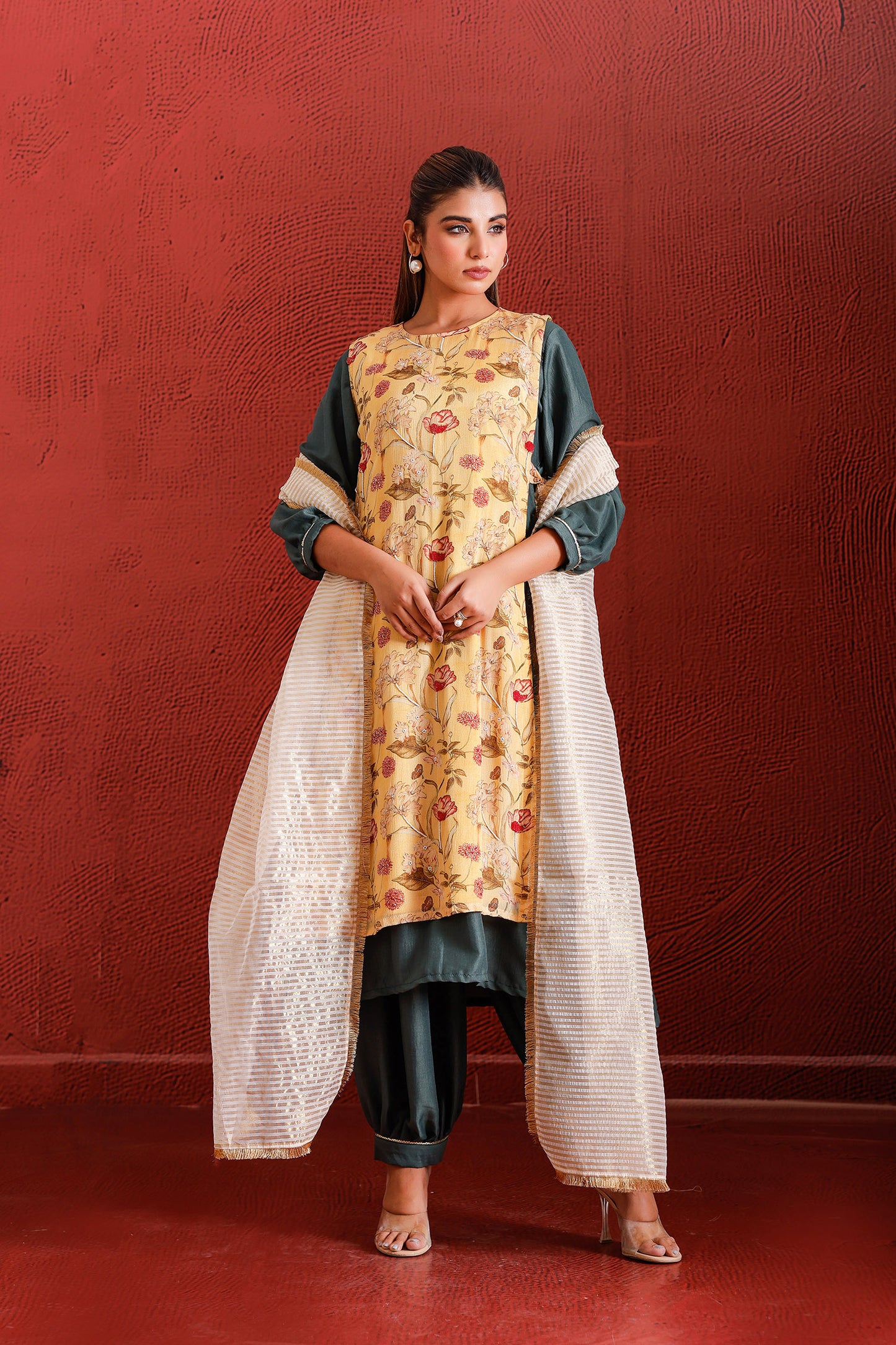 TEAL YELLOW 4-IN-1 STYLING SET