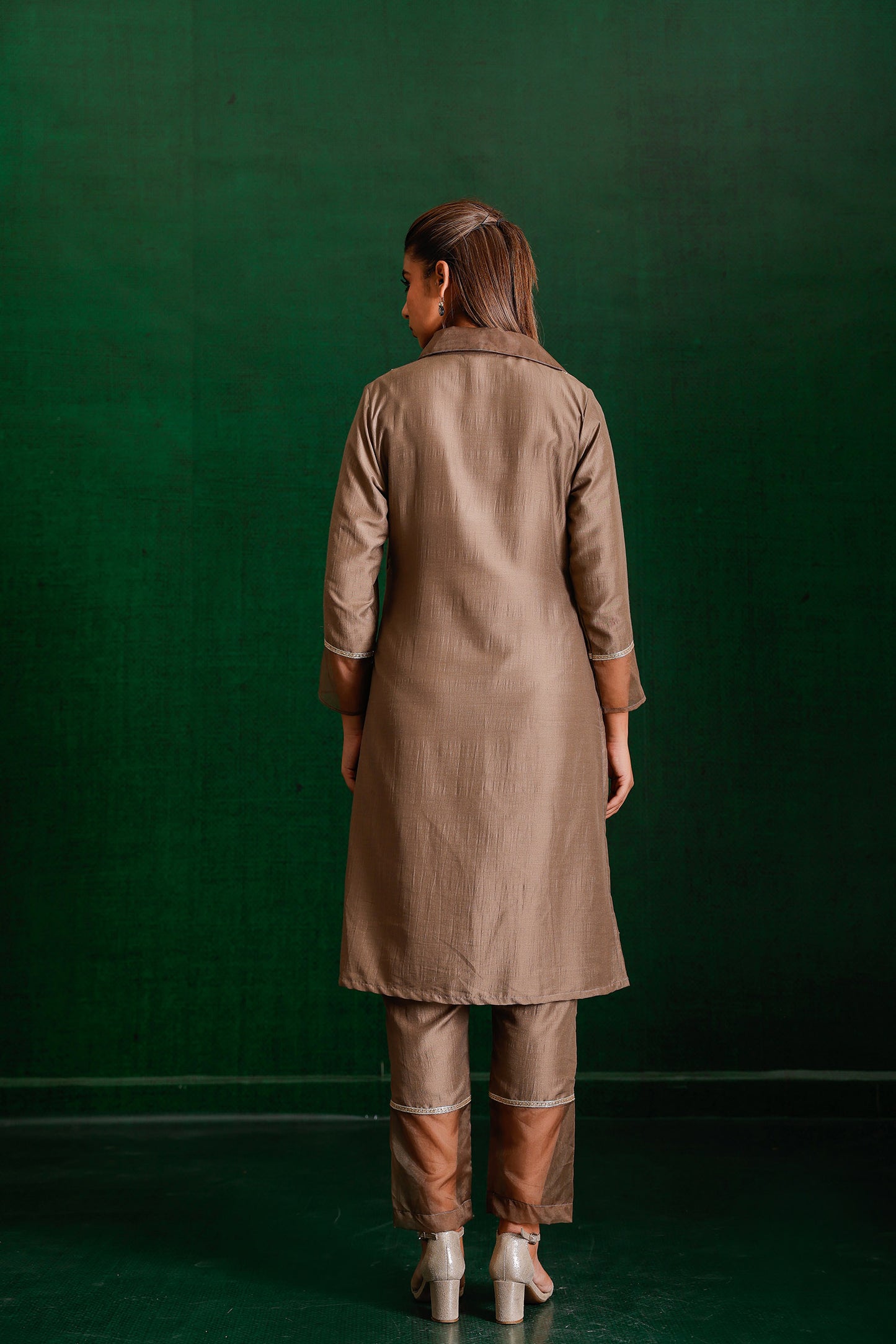 BROWN GREEN 2-IN-1 STYLER SET