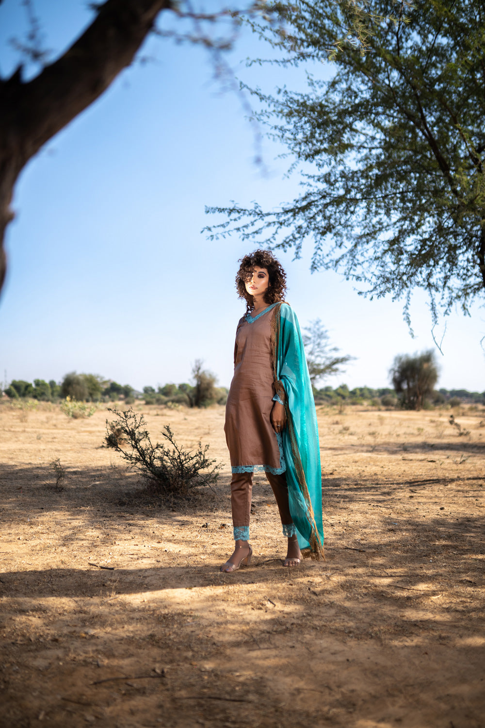 BURGUNDY ICED LACE SET