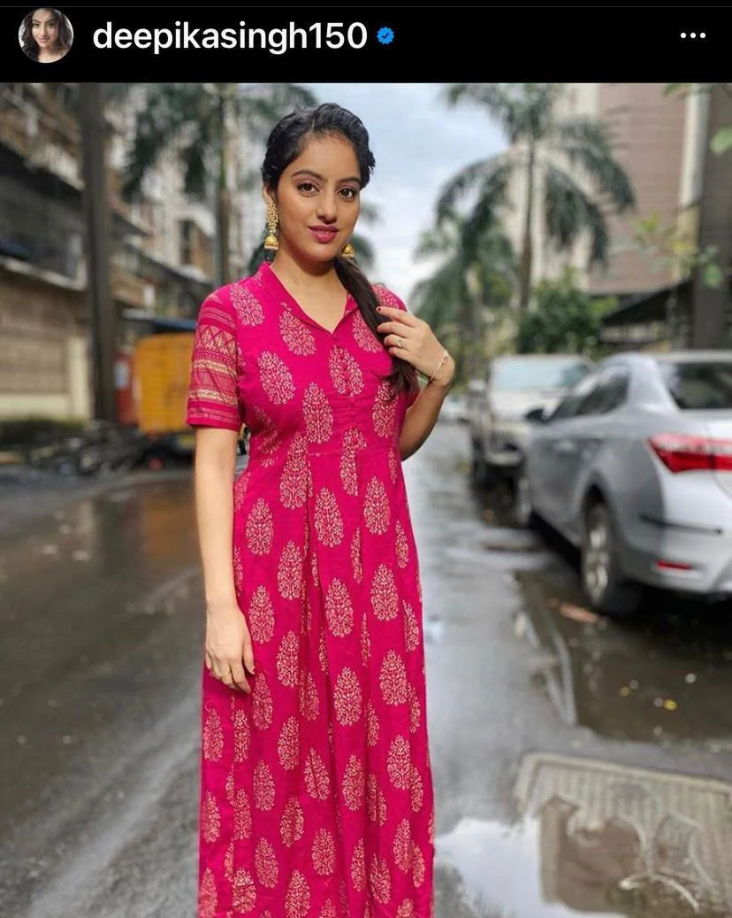 FUSCIA BLOCKED DRESS