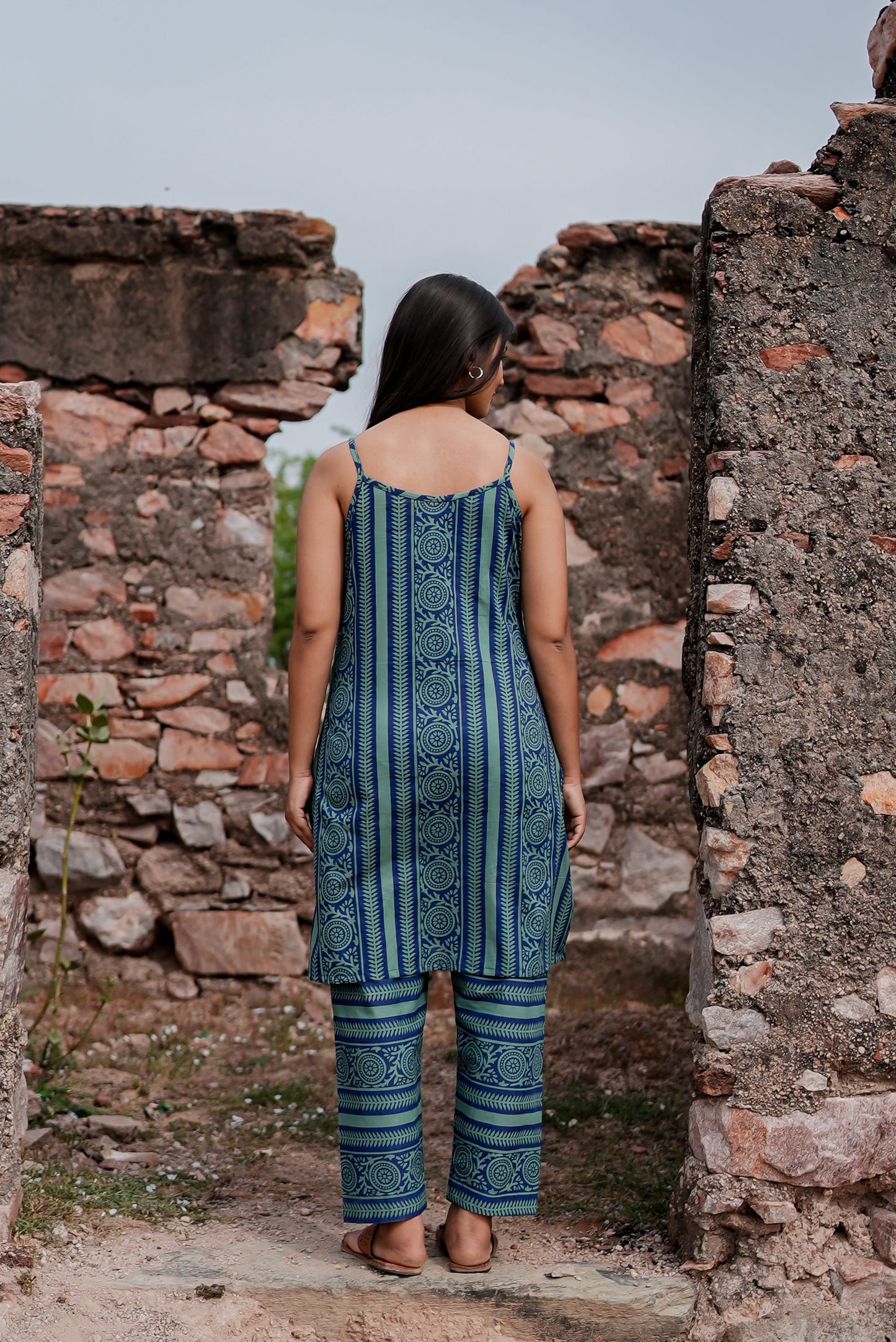 NAVY ROZAANA TWIN STYLER SET