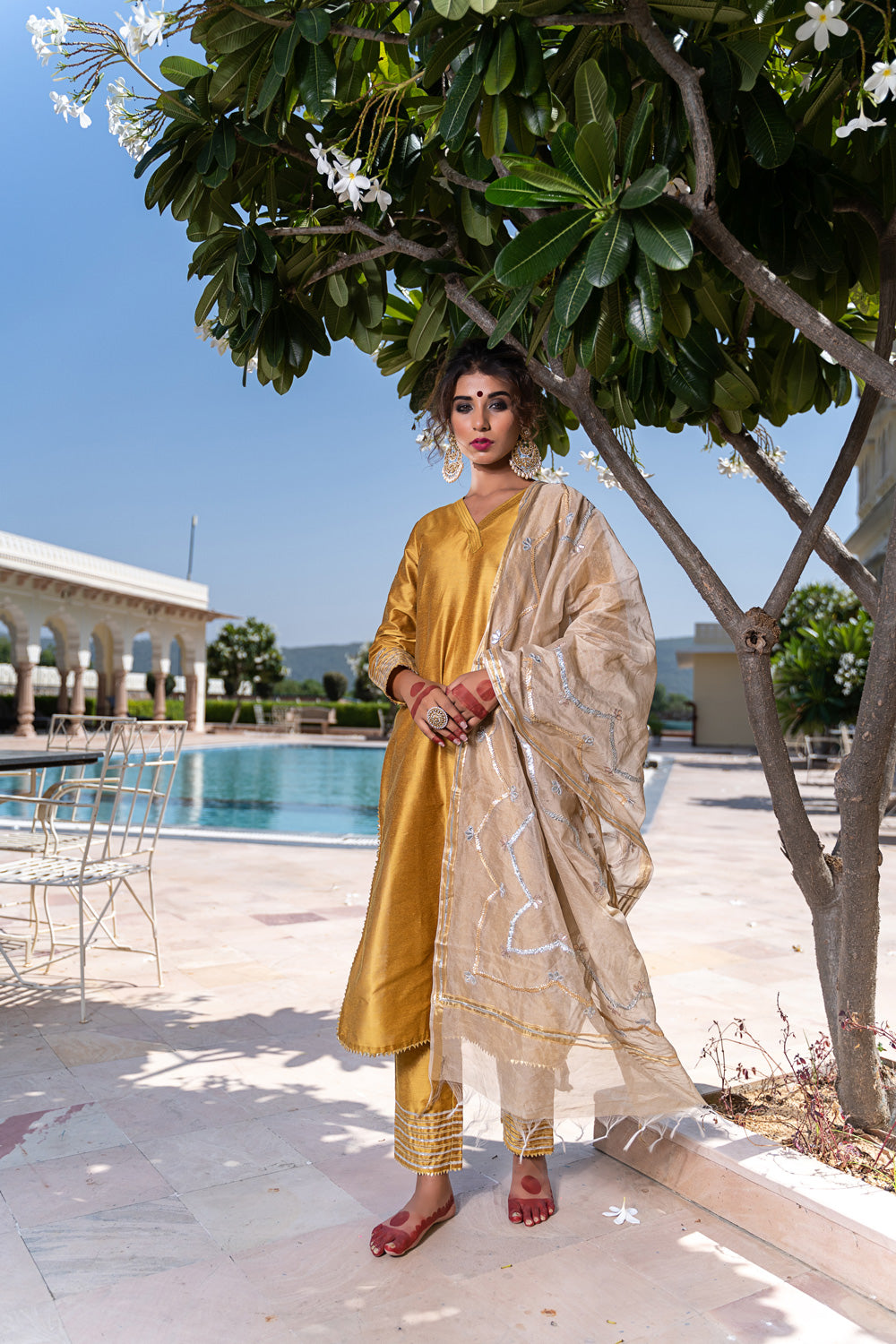 GOTAPATTI DUPATTA SUIT SET