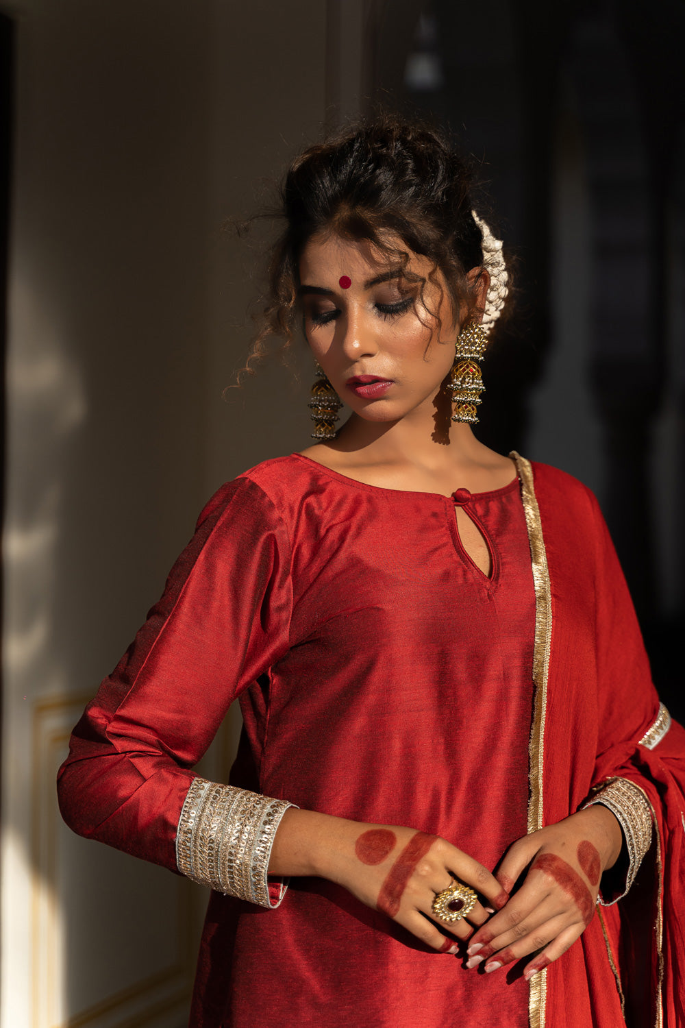 VINTAGE MAROON GREY SUITSET