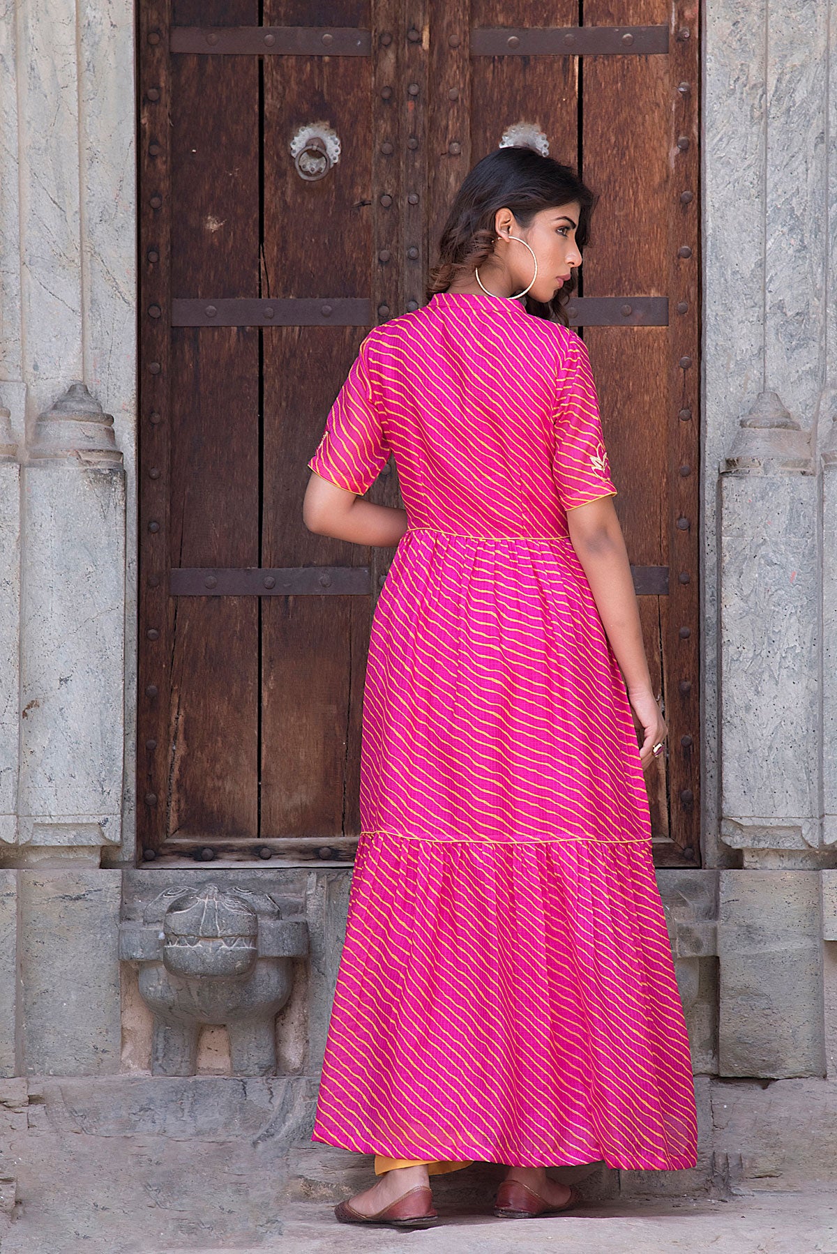 PINK YELLOW MOTIF SET