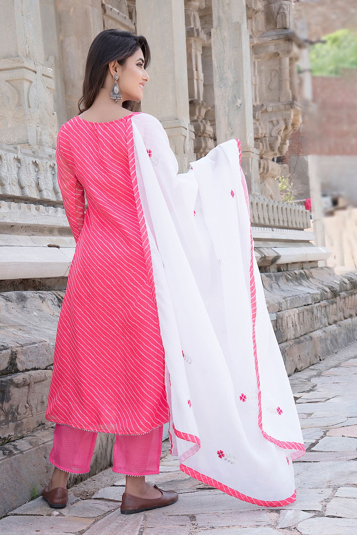 CORAL PINK  SUIT SET