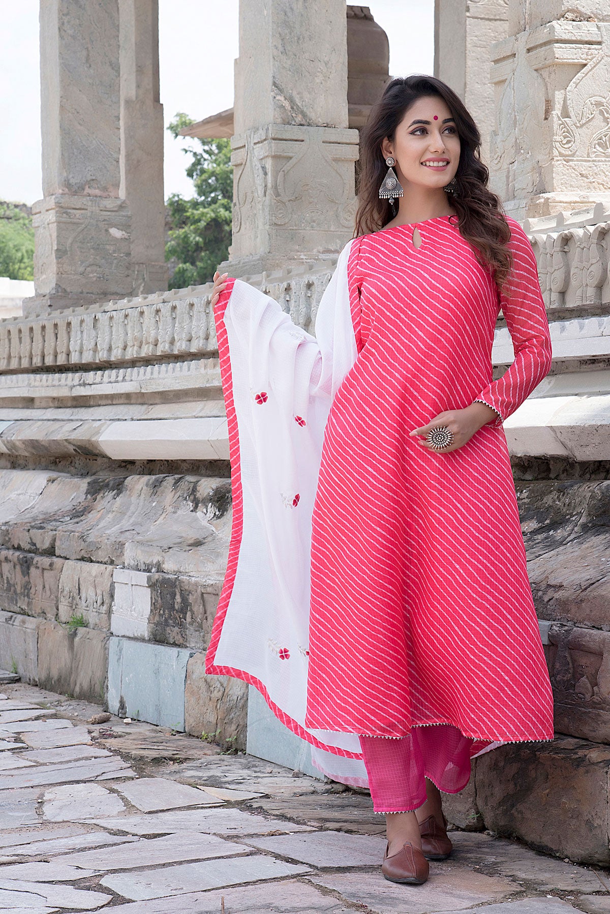 CORAL PINK  SUIT SET