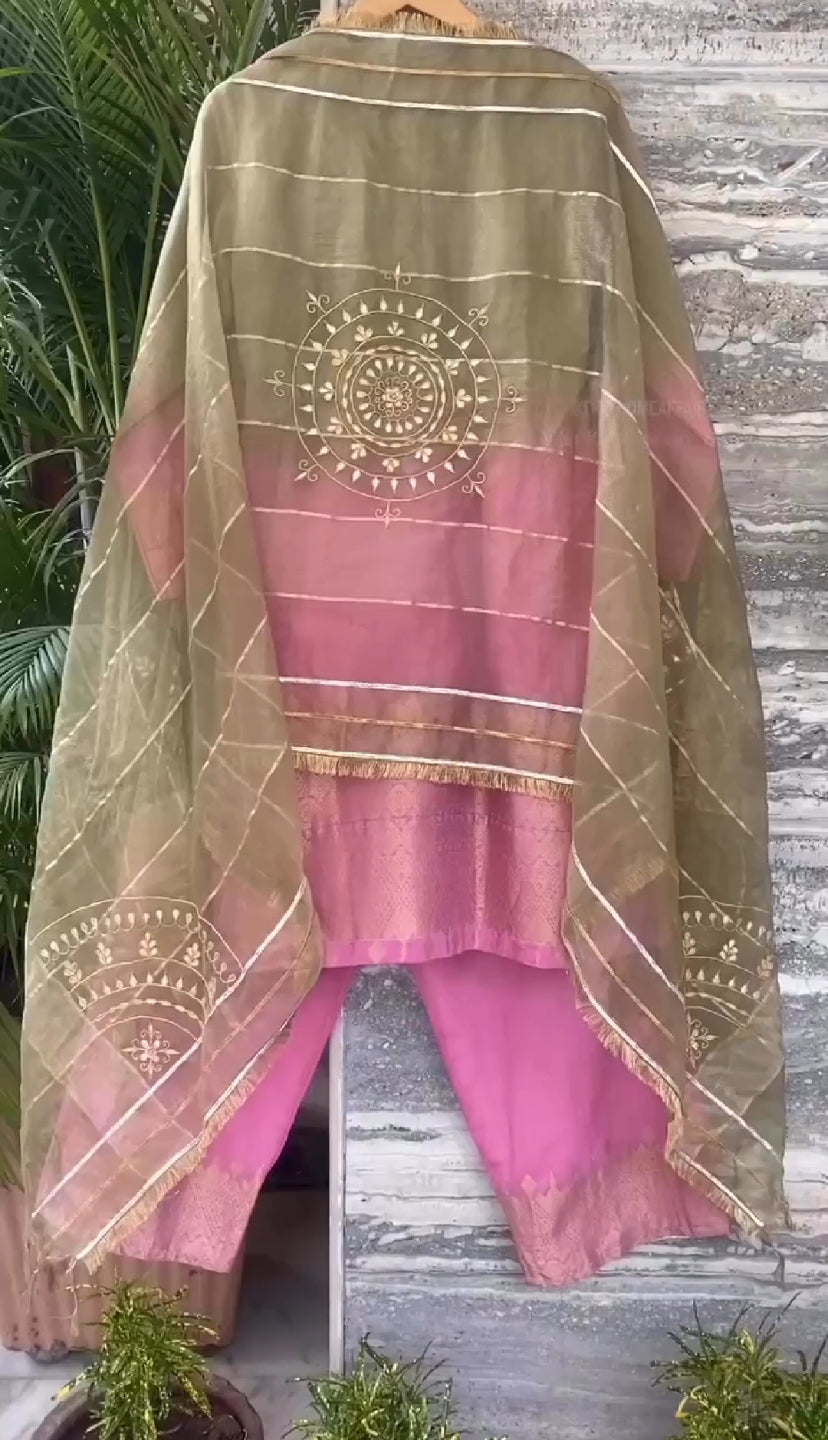 SHADED OLIVEPINK SET