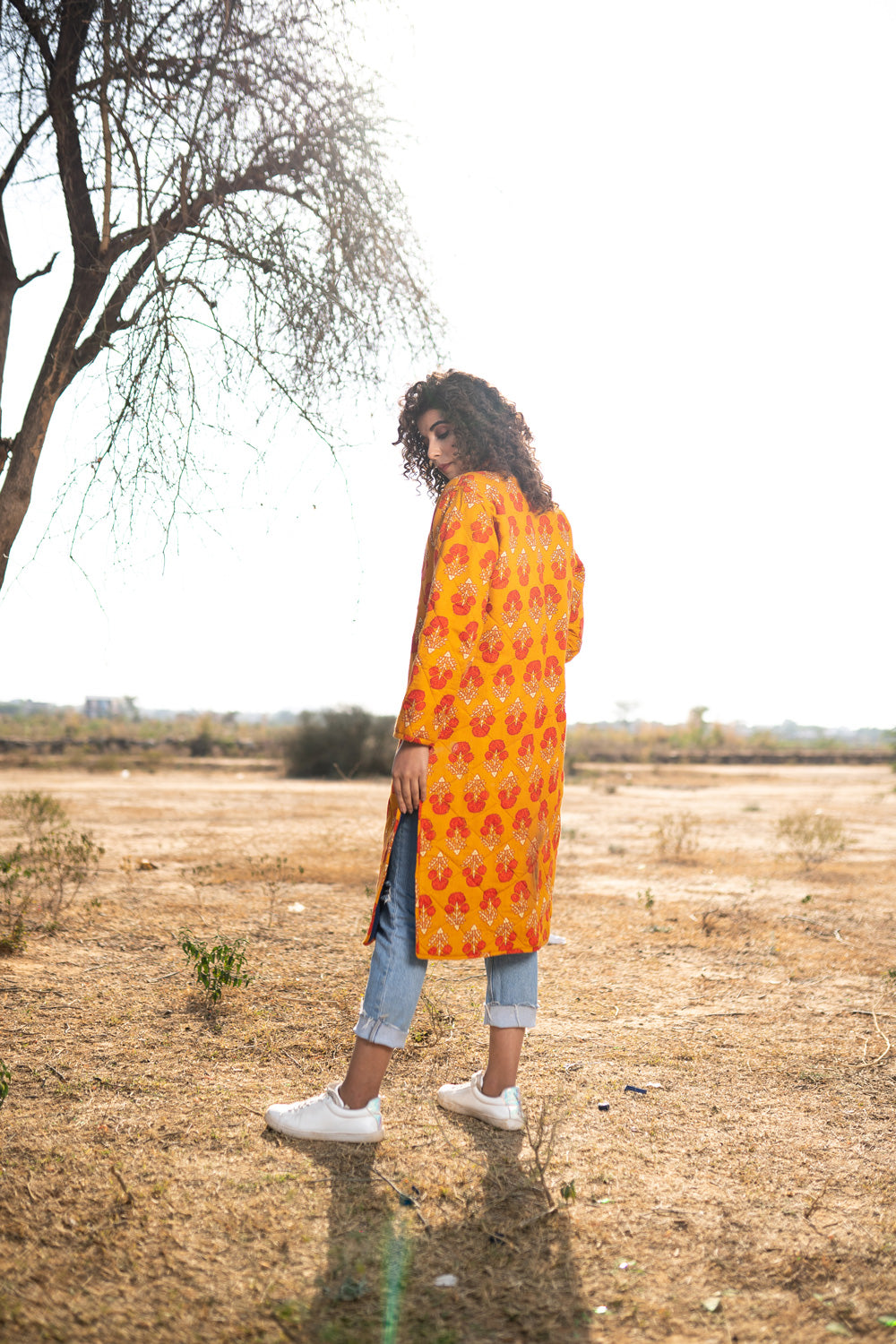 REVERSIBLE HAND BLOCKED JACKET