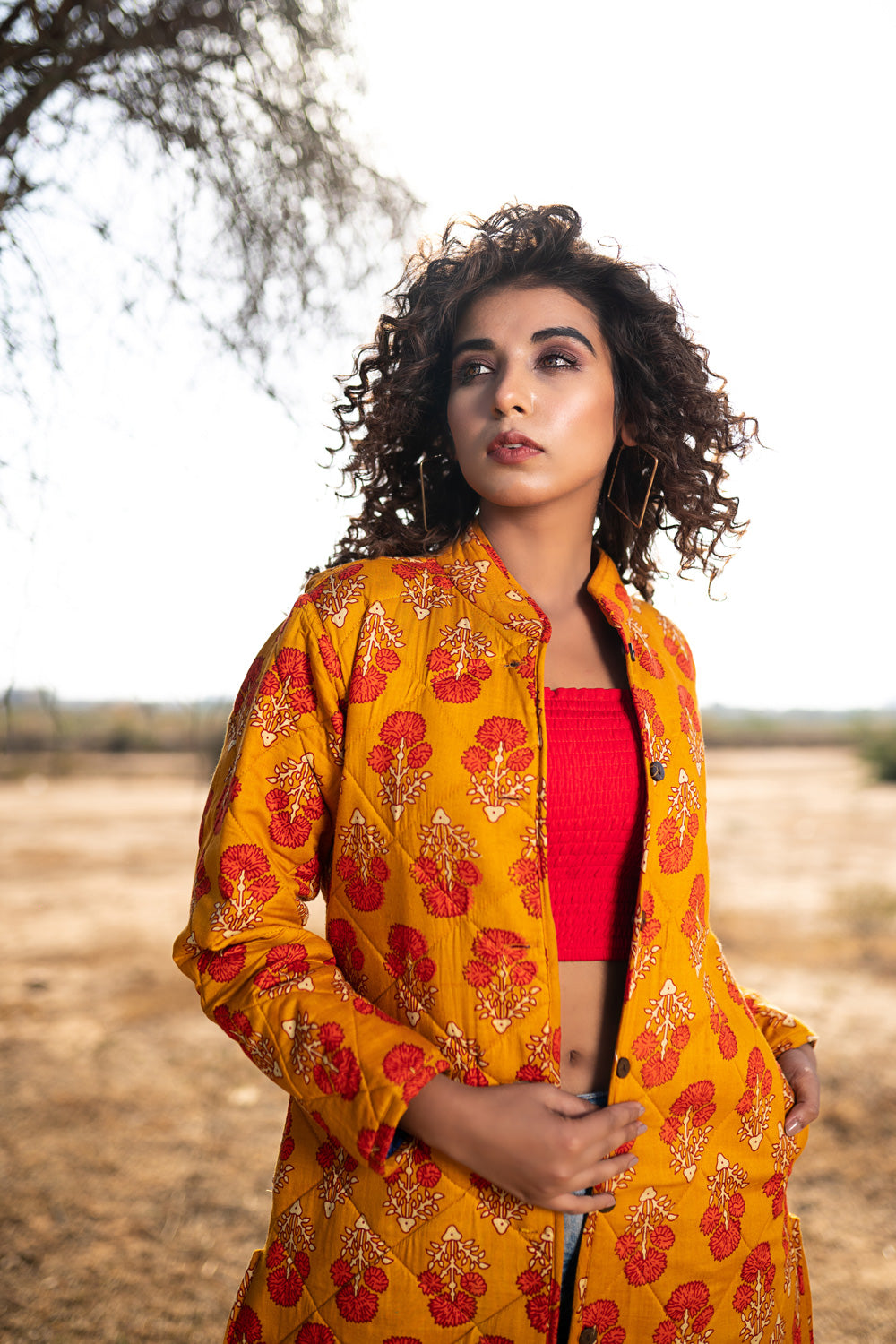 REVERSIBLE HAND BLOCKED JACKET