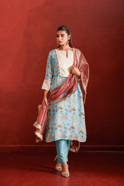 TURQUOISE BOHEMIAN SUIT