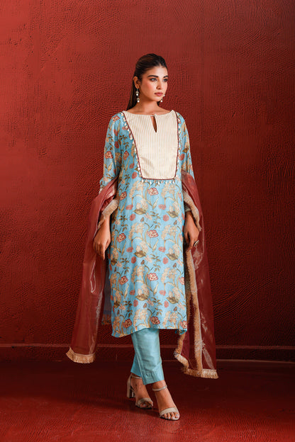 TURQUOISE BOHEMIAN SUIT