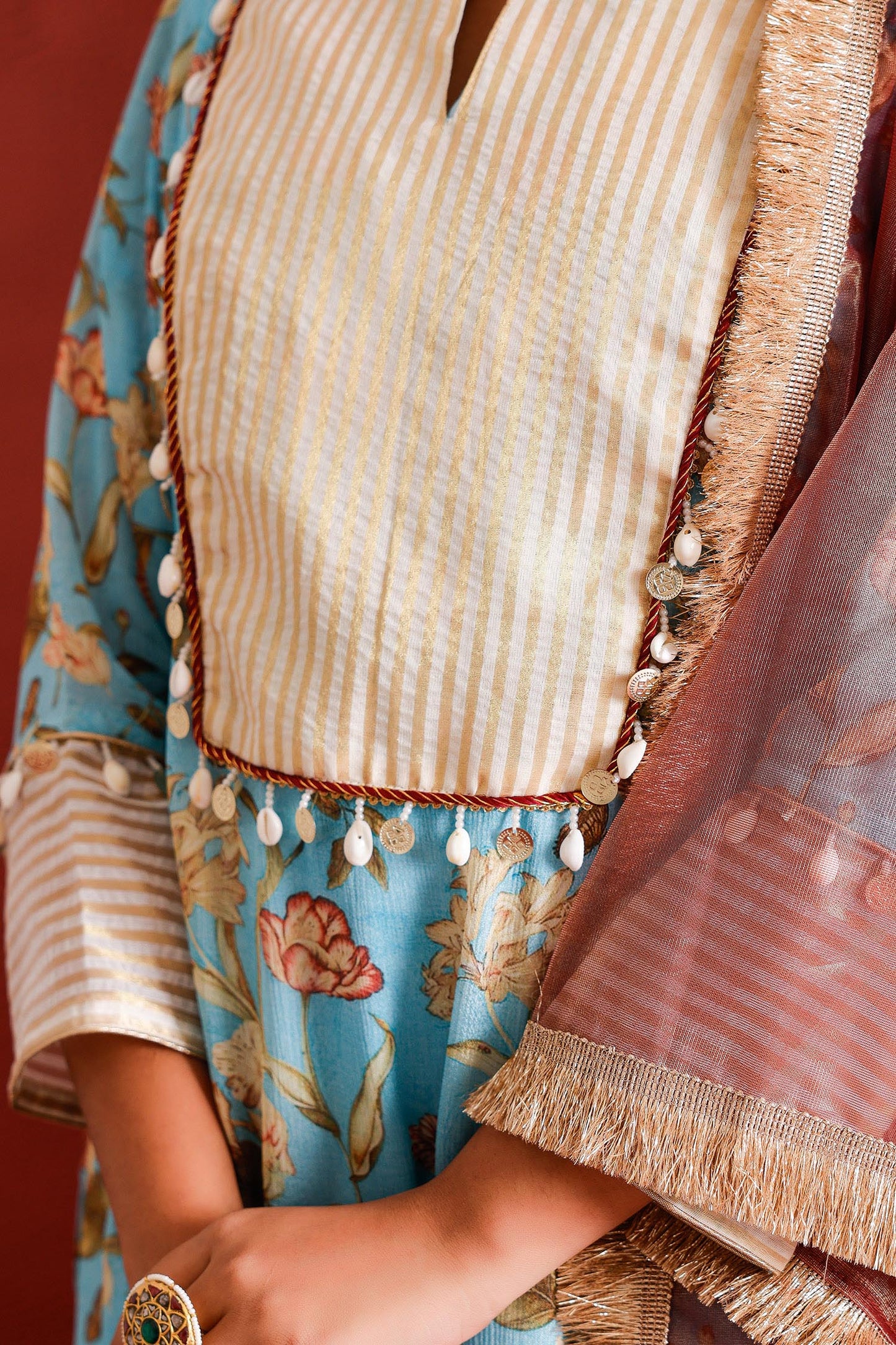 TURQUOISE BOHEMIAN SUIT