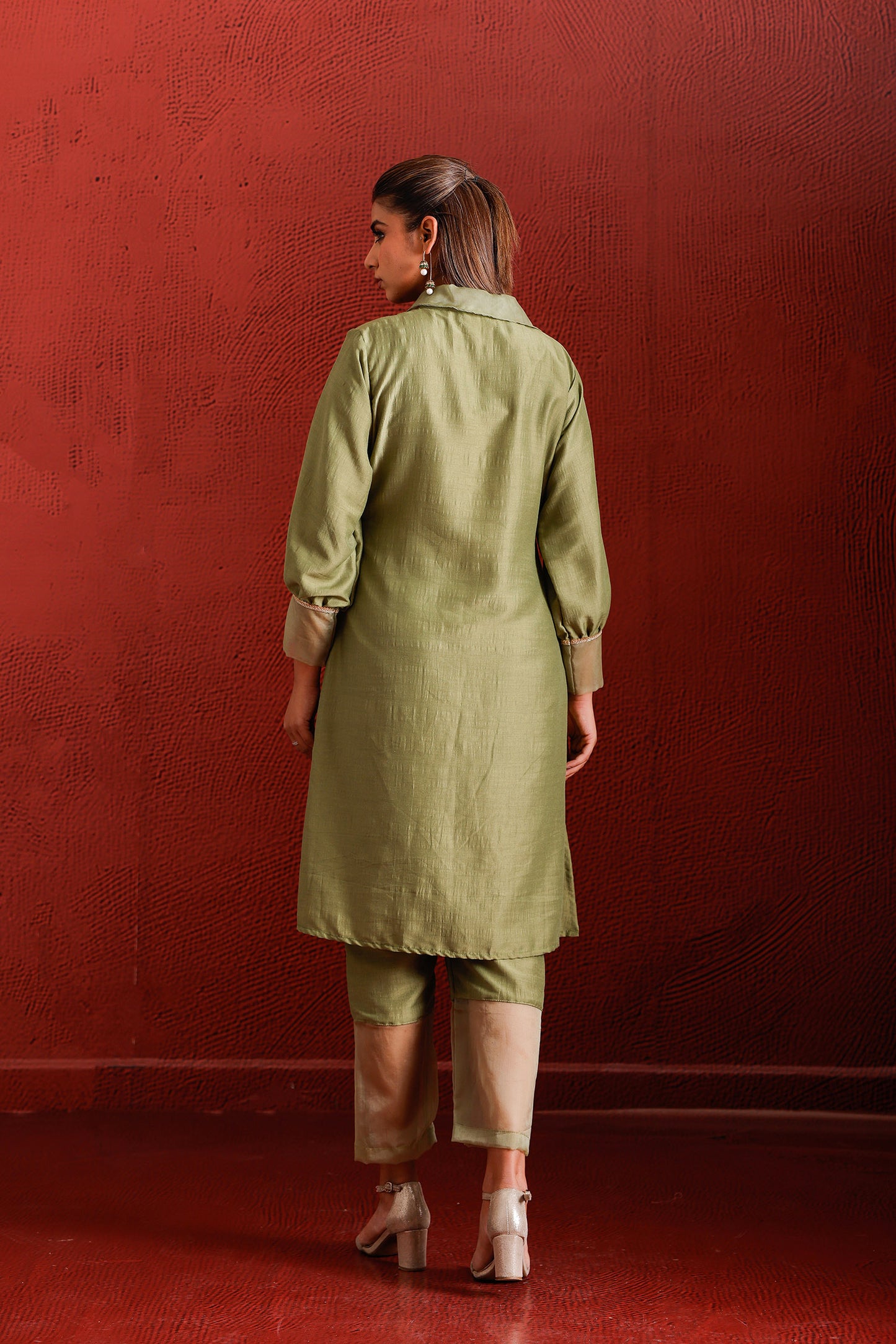 OLIVE GREEN CO-ORD SET