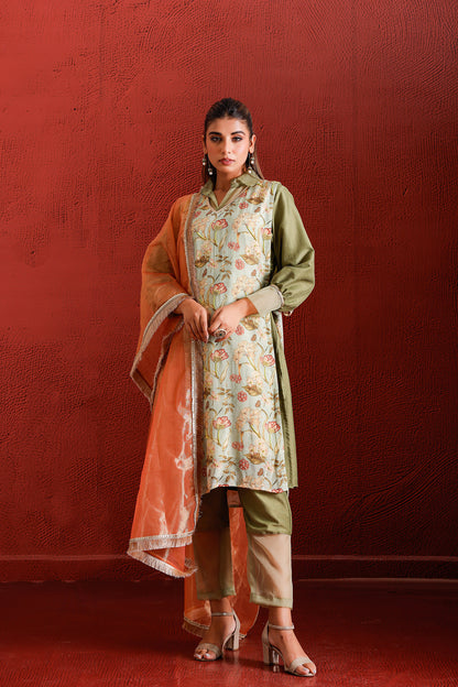 GREEN MONOTONE 4-IN-1 STYLING SET