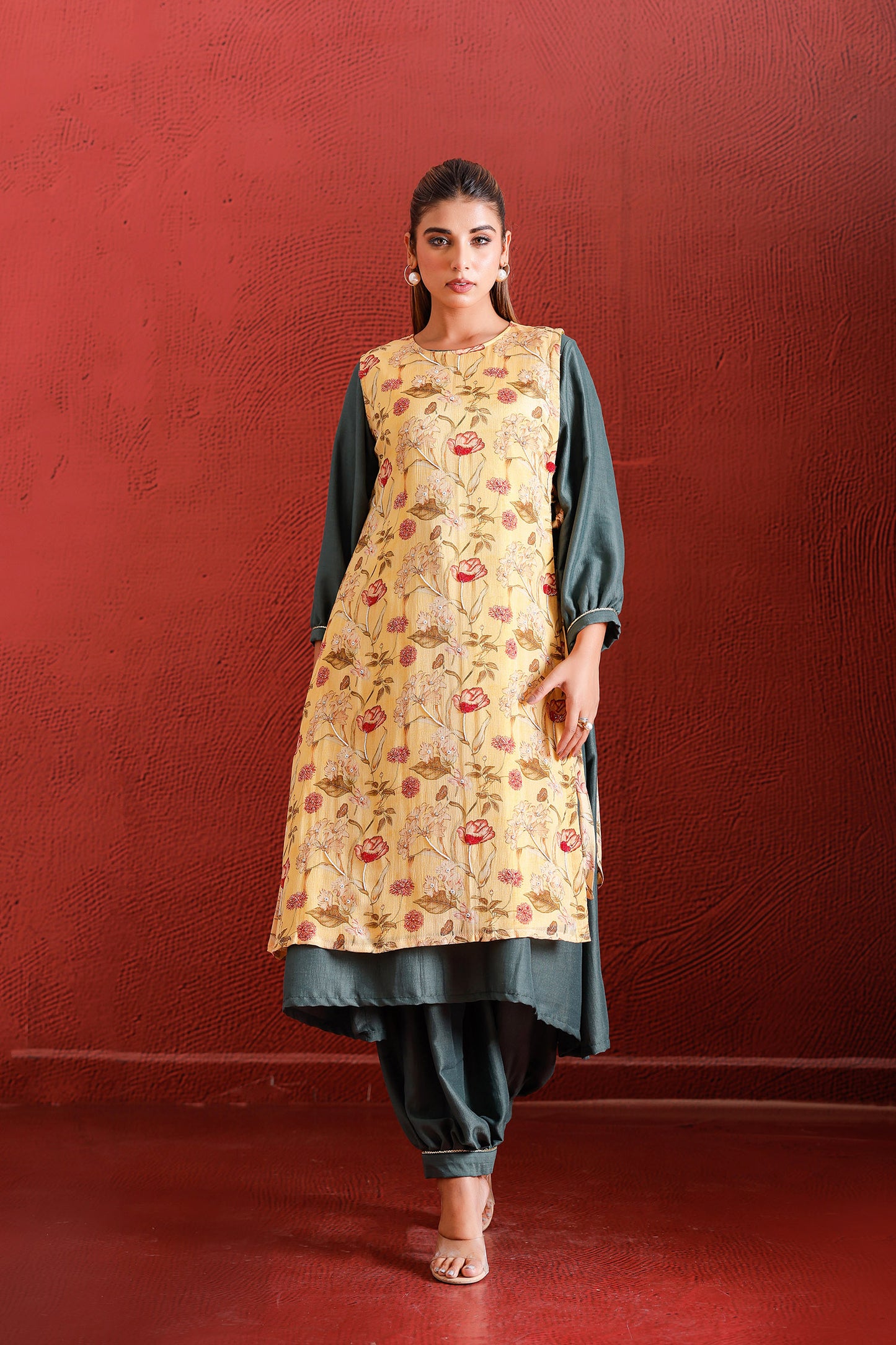 TEAL YELLOW 4-IN-1 STYLING SET