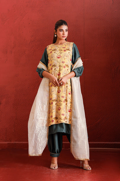 TEAL YELLOW 4-IN-1 STYLING SET