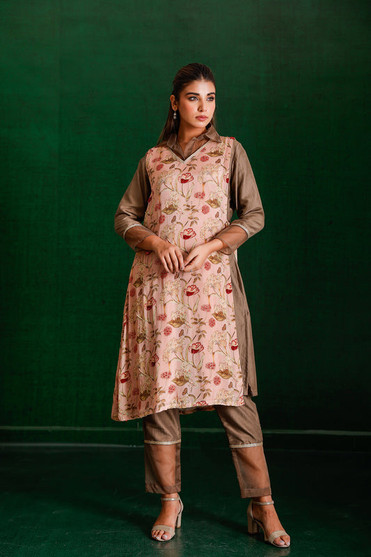 BROWN PEACH 2-IN-1 STYLER SET