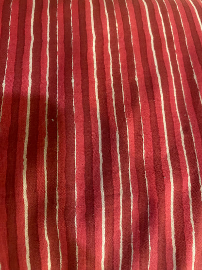 MAROON MUTLIPRINT COTTON DRESS