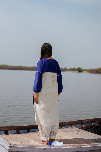 PERSIAN BLUE ROZAANA SET