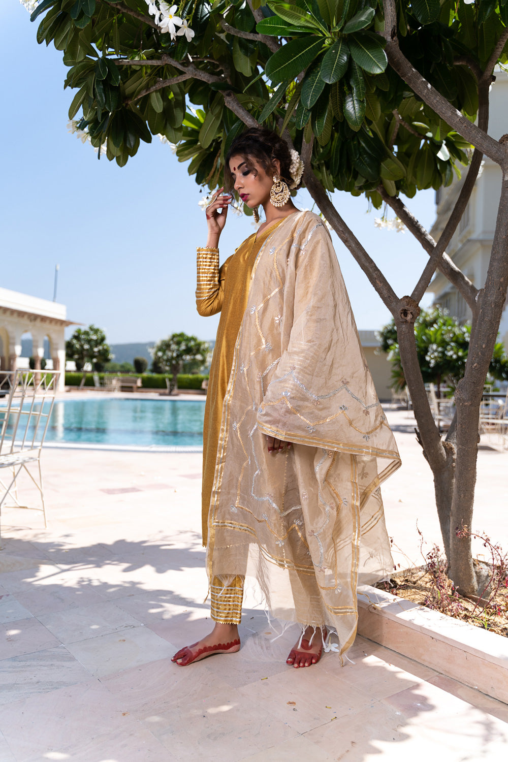 GOTAPATTI DUPATTA SUIT SET