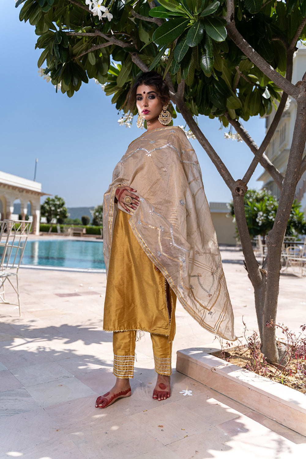 GOTAPATTI DUPATTA SUIT SET