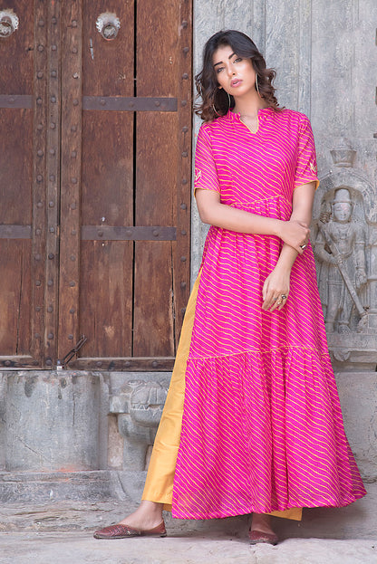 PINK YELLOW MOTIF SET