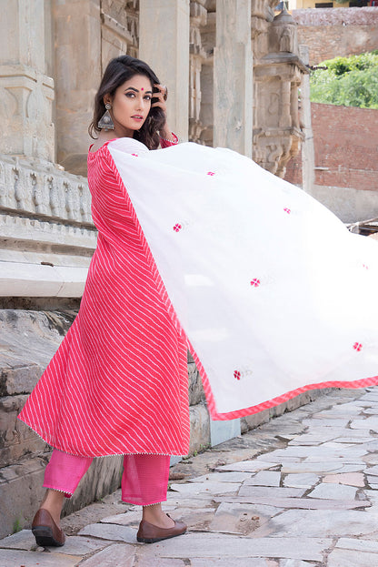 CORAL PINK  SUIT SET