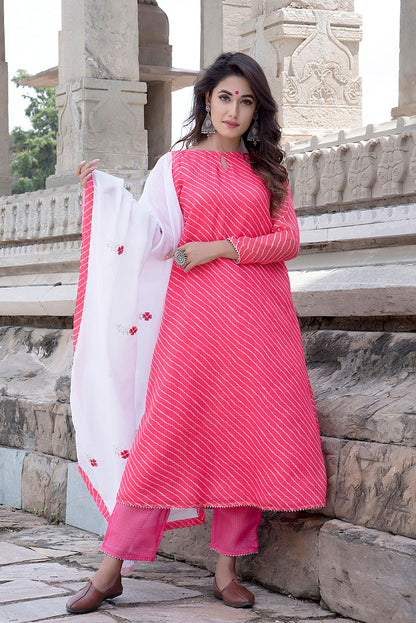 CORAL PINK  SUIT SET