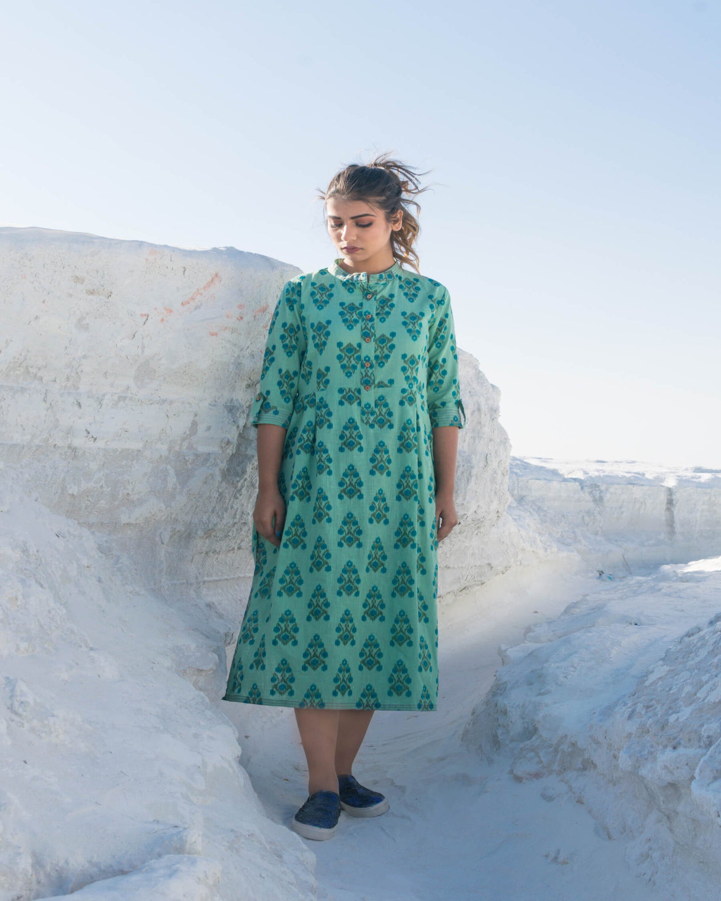 PATOLA IKKAT COTTON IDRESS
