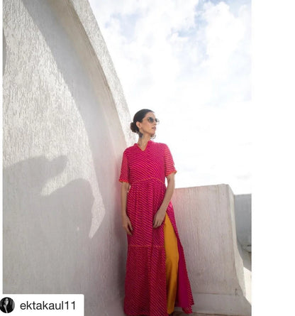 PINK YELLOW MOTIF SET