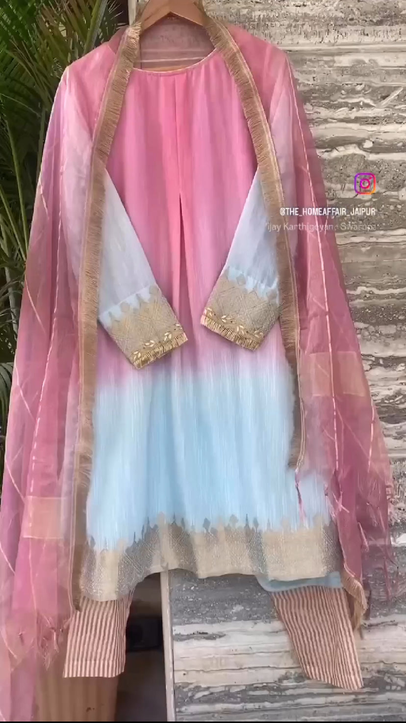 SHADED SORBET TUNIC SUIT