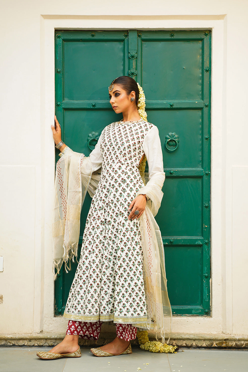 SANGANERI WOMEN'S KURTA