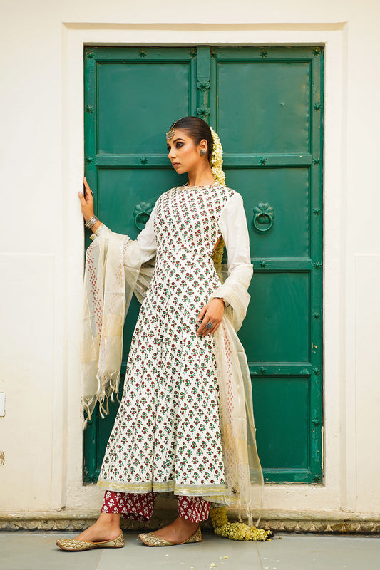 SANGANERI WOMEN'S KURTA