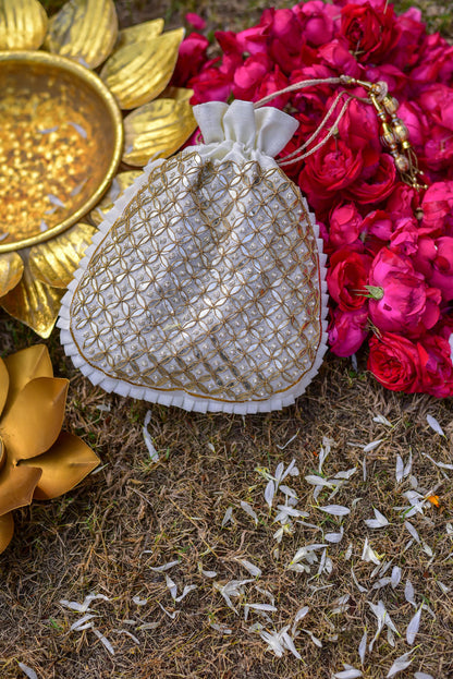 OFF WHITE GOTA POTHLI BAG