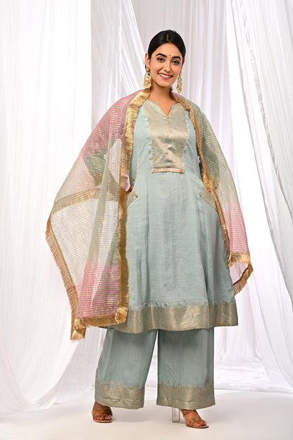 POWDER BLUE SUKOON SET