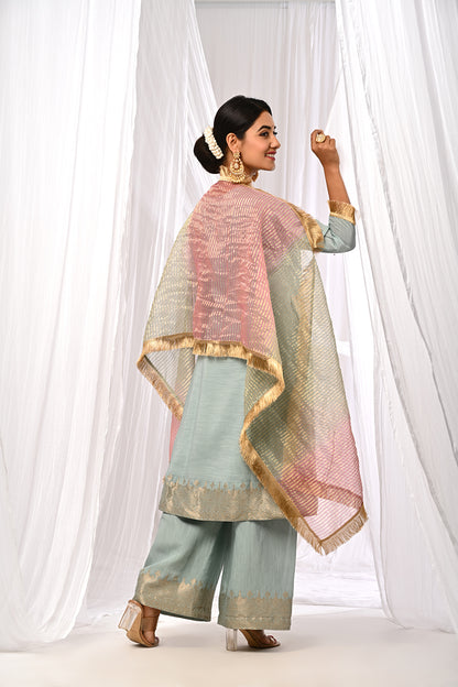 POWDER BLUE SUKOON SET