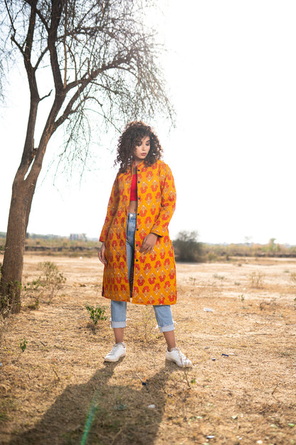 REVERSIBLE HAND BLOCKED JACKET