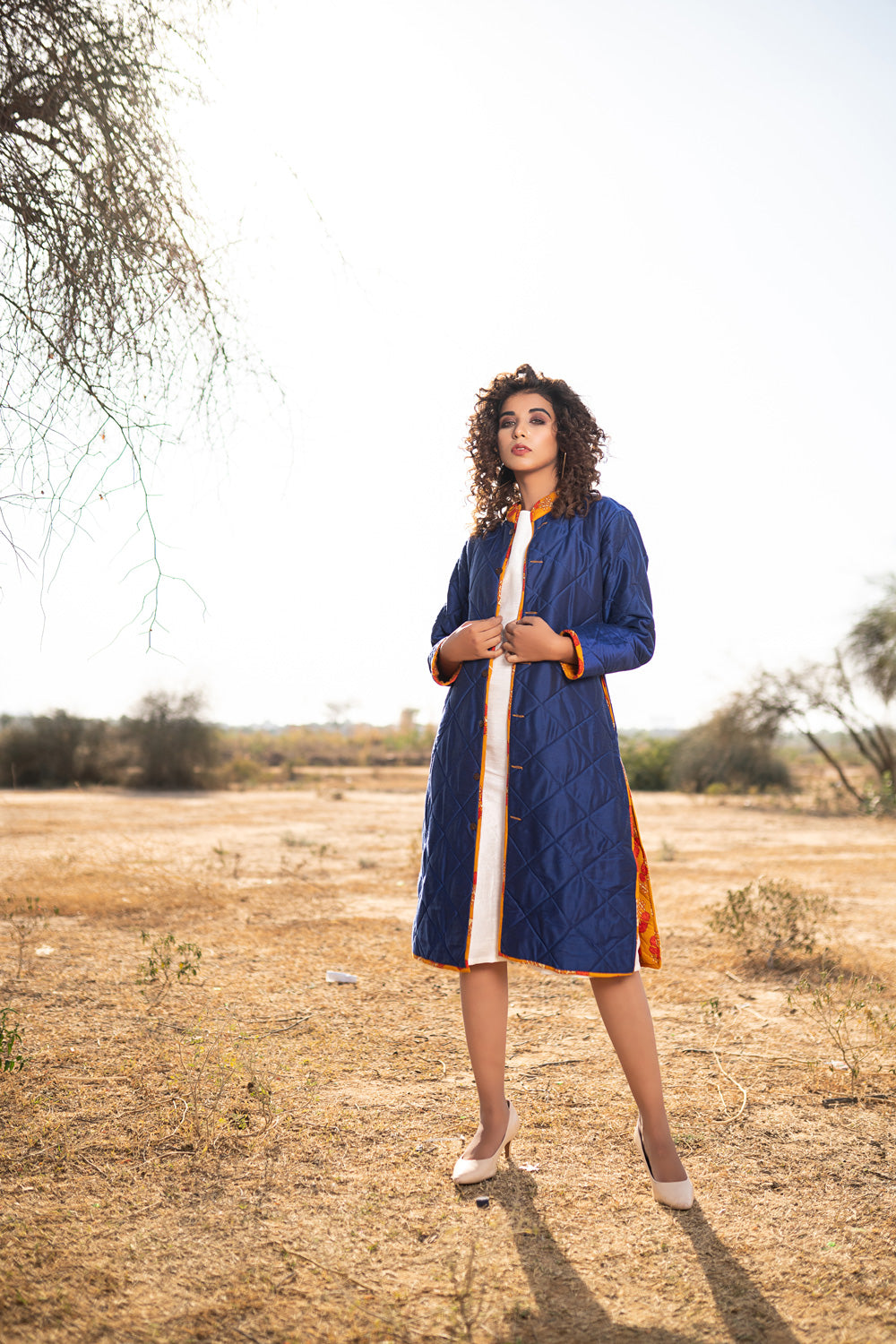 REVERSIBLE HAND BLOCKED JACKET