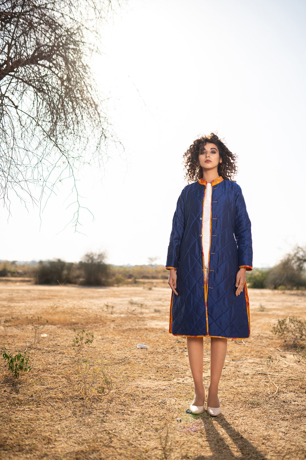 REVERSIBLE HAND BLOCKED JACKET