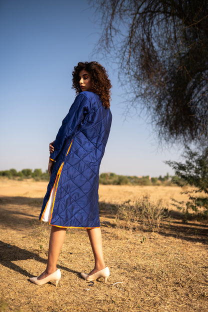 REVERSIBLE HAND BLOCKED JACKET