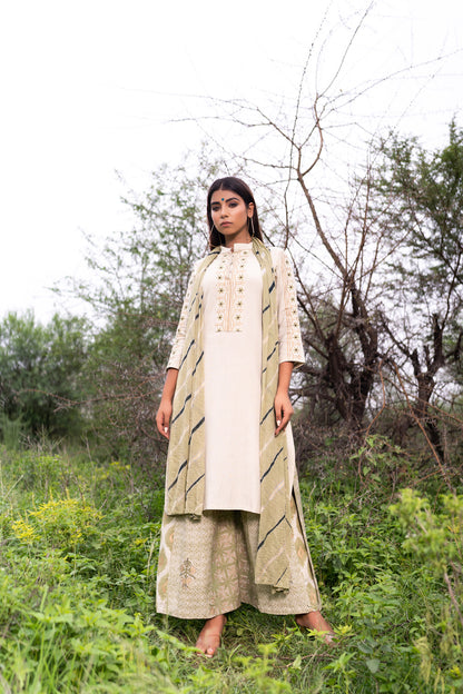 SAGE GREEN SHARARA SET