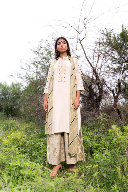 SAGE GREEN SHARARA SET