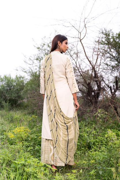 SAGE GREEN SHARARA SET