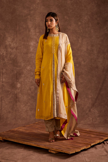 GOTAPATTI JACKETED SUIT SET