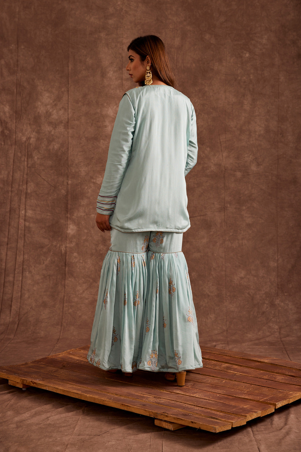 JACKETED GHARARA SET