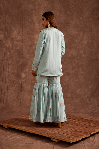 JACKETED GHARARA SET