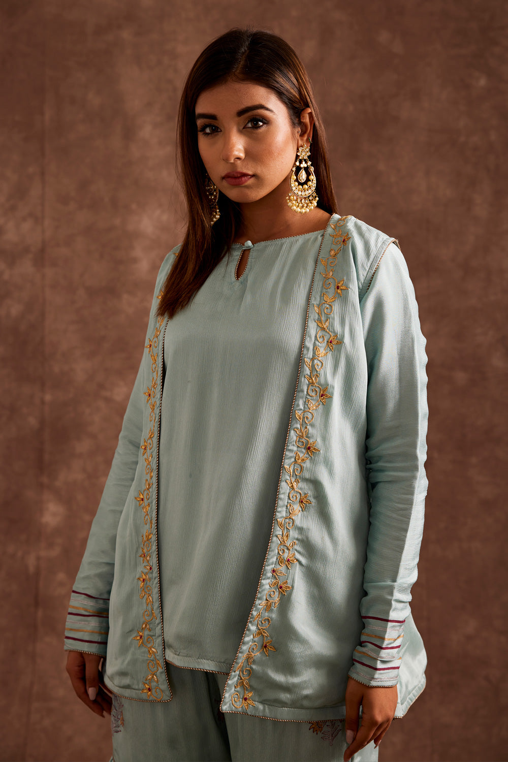 JACKETED GHARARA SET