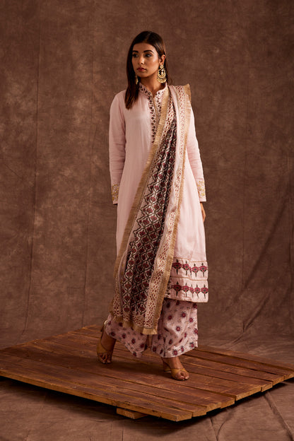 BLUSHED PESHAWARI SUIT