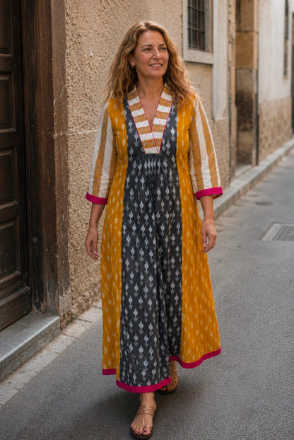 IKKAT PURE COTTON DRESS